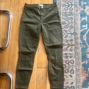 L’Agence Margot Skinny / High Rise Olive Night Pants